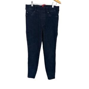SPANX Ankle Skinny Jeans Pull On High Rise Denim Jegging Women’s Black Size M